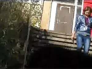 Blondynka, red tube  ...